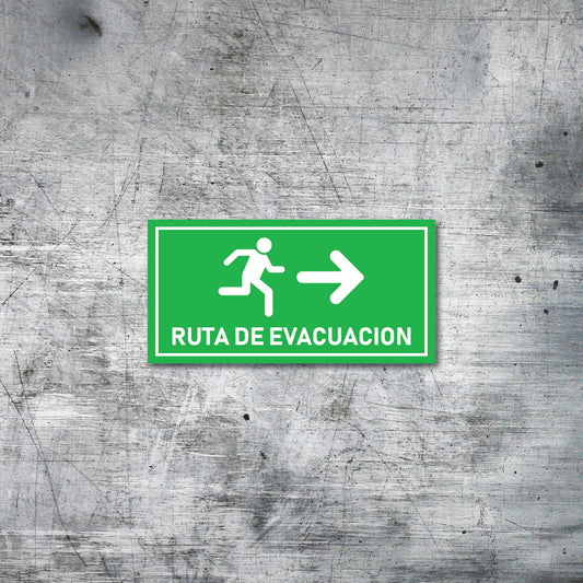 Ruta de Evacuación Derecha