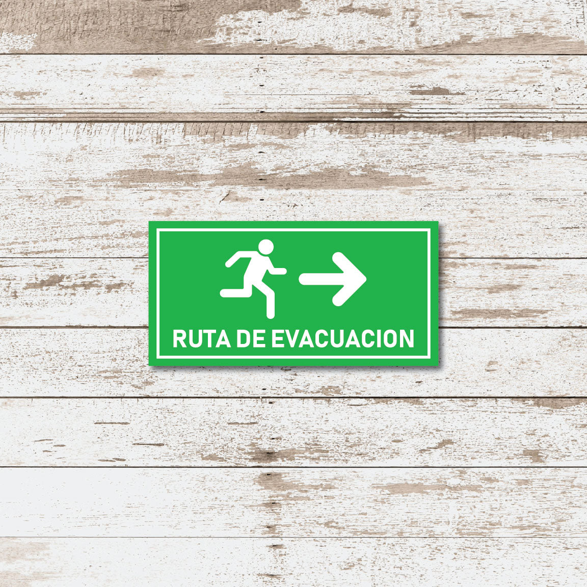 Ruta de Evacuación Derecha