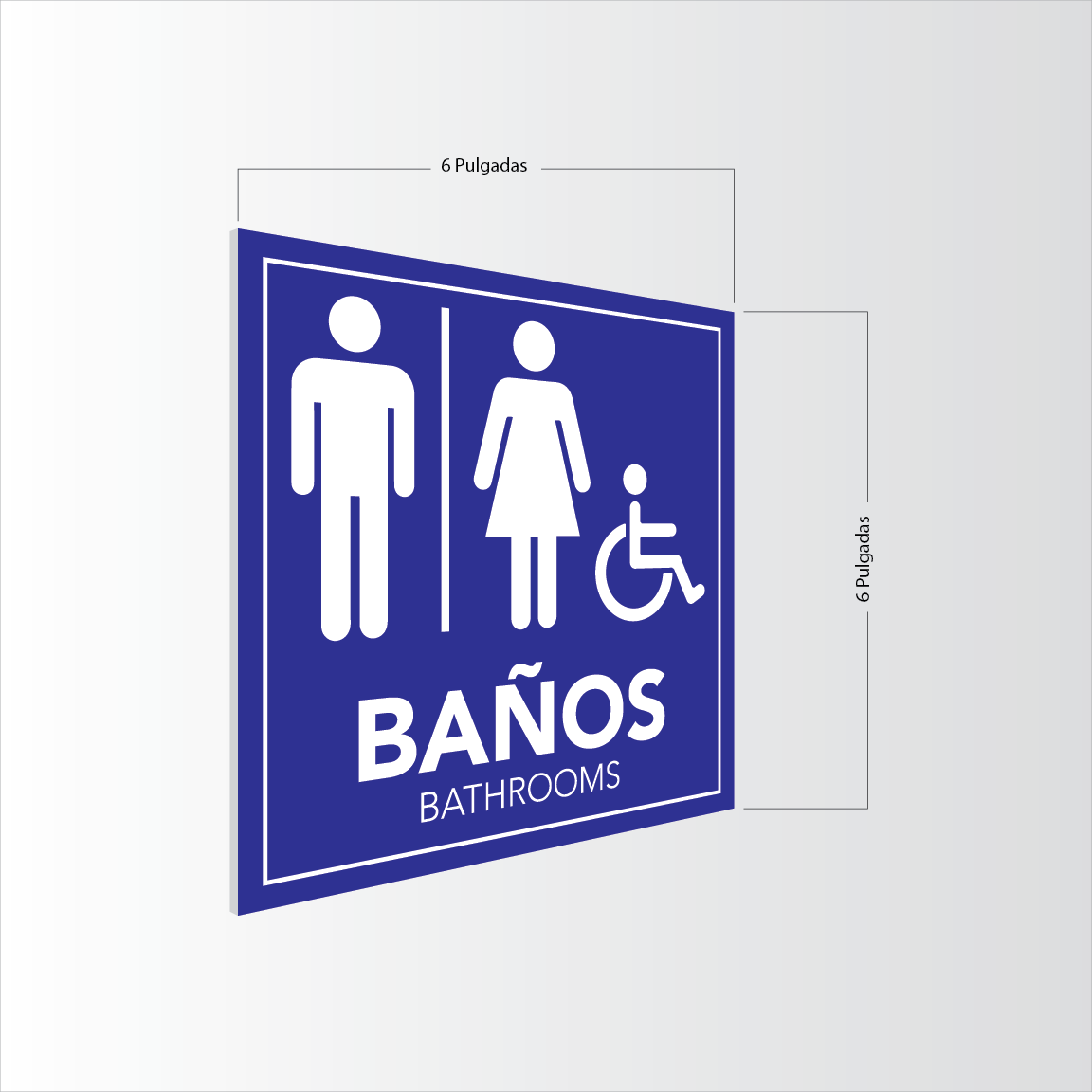 Señalización para Baños Prioritarios Mixtos