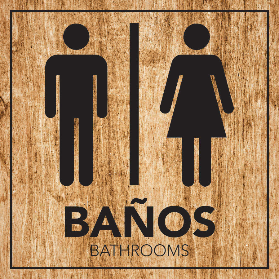 Señalización para Baños Mixtos